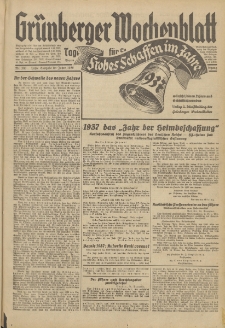 Grünberger Wochenblatt: Tageszeitung für Stadt und Land, No. 305. (31. Dezember 1936)