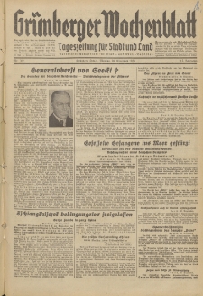 Grünberger Wochenblatt: Tageszeitung für Stadt und Land, No. 302. (28. Dezember 1936)