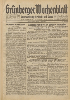 Grünberger Wochenblatt: Tageszeitung für Stadt und Land, No. 2. (4. Januar 1937)