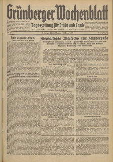 Grünberger Wochenblatt: Tageszeitung für Stadt und Land, No. 26. (1. Februar 1937)