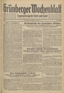Grünberger Wochenblatt: Tageszeitung für Stadt und Land, No. 54. (5. März 1937)