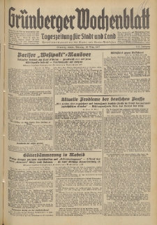 Grünberger Wochenblatt: Tageszeitung für Stadt und Land, No. 63. (16. März 1937)
