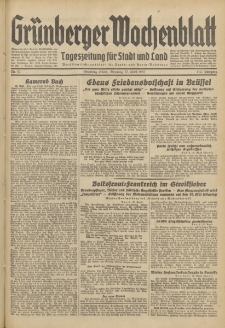 Gr&uuml;nberger Wochenblatt: Tageszeitung f&uuml;r Stadt und Land, No. 97. (27. April 1937)