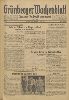 Grünberger Wochenblatt: Zeitung für Stadt und Land, No. 117. (21. Mai 1935)
