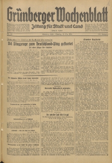 Grünberger Wochenblatt: Zeitung für Stadt und Land, No. 123. (28. Mai 1935)
