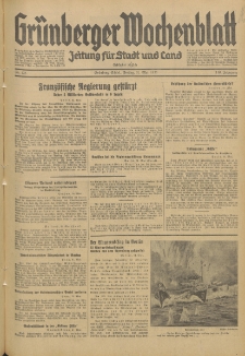 Grünberger Wochenblatt: Zeitung für Stadt und Land, No. 125. (31. Mai 1935)