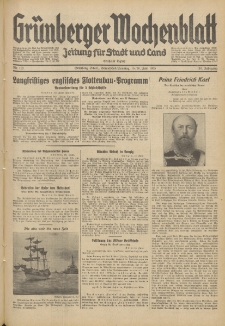 Grünberger Wochenblatt: Zeitung für Stadt und Land, No. 137. (15./16. Juni 1935)