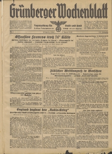 Grünberger Wochenblatt: Tageszeitung für Stadt und Land, No. 2. (4. Januar 1938)