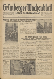 Grünberger Wochenblatt: Zeitung für Stadt und Land, No. 143. (22./23. Juni 1935)