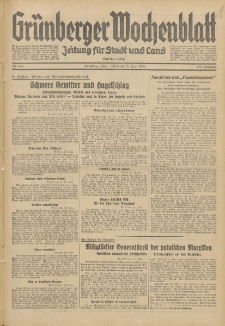 Grünberger Wochenblatt: Zeitung für Stadt und Land, No. 146. (26. Juni 1935)