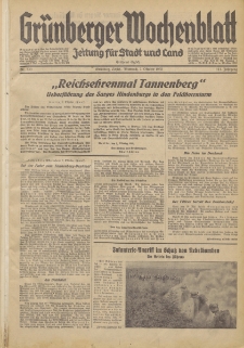 Grünberger Wochenblatt: Zeitung für Stadt und Land, No. 230. (2. Oktopber 1935)