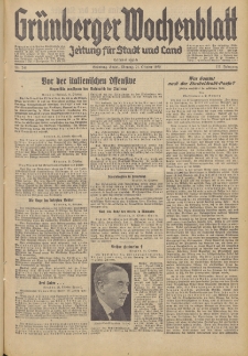 Grünberger Wochenblatt: Zeitung für Stadt und Land, No. 246. (21. Oktober 1935)
