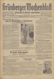 Grünberger Wochenblatt: Zeitung für Stadt und Land, No. 258. (4. November 1935)