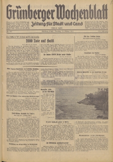 Grünberger Wochenblatt: Zeitung für Stadt und Land, No. 253. (29. Oktober 1935)