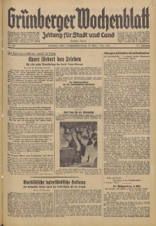 Gr&uuml;nberger Wochenblatt: Zeitung f&uuml;r Stadt und Land, No. 280. (1. Dezember 1935)