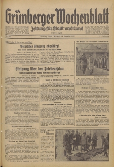 Grünberger Wochenblatt: Zeitung für Stadt und Land, No. 289. (11. Dezember 1935)
