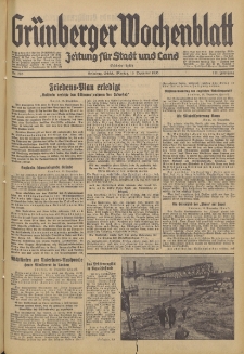 Grünberger Wochenblatt: Zeitung für Stadt und Land, No. 293. (16. Dezember 1935)