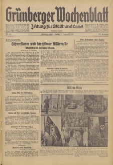 Grünberger Wochenblatt: Zeitung für Stadt und Land, No. 301. (27. Dezember 1935)