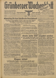Grünberger Wochenblatt: Tageszeitung für Stadt und Land, No. 59. (11. März 1938)