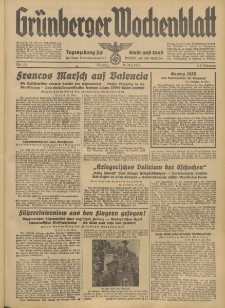 Grünberger Wochenblatt: Tageszeitung für Stadt und Land, No. 125. (31. Mai 1938)