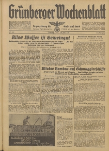 Grünberger Wochenblatt: Tageszeitung für Stadt und Land, No. 148. (28. Juni 1938)
