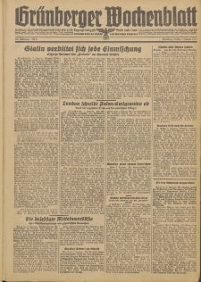 Grünberger Wochenblatt: Zeitung für Stadt und Land, No. 5. (7. Januar 1944)