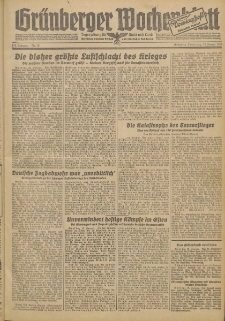 Grünberger Wochenblatt: Zeitung für Stadt und Land, No. 10. (13. Januar 1944)