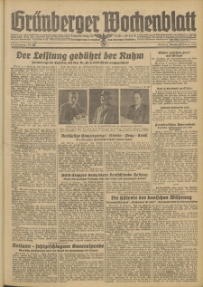 Grünberger Wochenblatt: Zeitung für Stadt und Land, No. 33. (9. Februar 1944)