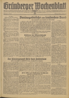Gr&uuml;nberger Wochenblatt: Zeitung f&uuml;r Stadt und Land, No. 53. (3. M&auml;rz 1944)