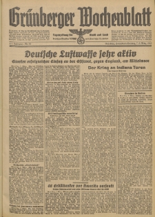 Grünberger Wochenblatt: Tageszeitung für Stadt und Land, No. 56. (7./8. März 1942)