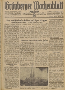 Gr&uuml;nberger Wochenblatt: Tageszeitung f&uuml;r Stadt und Land, No. 76. (31. M&auml;rz 1942)