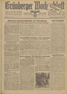 Grünberger Wochenblatt: Tageszeitung für Stadt und Land, No. 94. (23. April 1942)