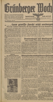 Grünberger Wochenblatt: Tageszeitung für Stadt und Land, No. 95. (24. April 1942)