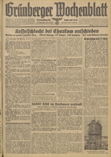 Grünberger Wochenblatt: Tageszeitung für Stadt und Land, No. 123. (29. Mai 1942)