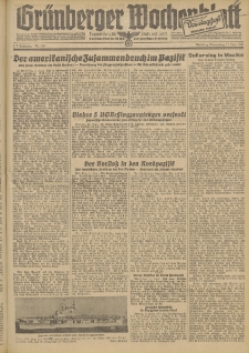 Gr&uuml;nberger Wochenblatt: Tageszeitung f&uuml;r Stadt und Land, No. 134. (11. Juni 1942)