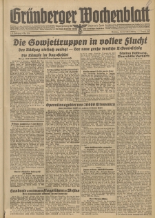 Grünberger Wochenblatt: Tageszeitung für Stadt und Land, No. 178. (1./2. August 1942)
