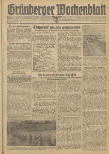 Grünberger Wochenblatt: Tageszeitung für Stadt und Land, No. 183. (7. August 1942)