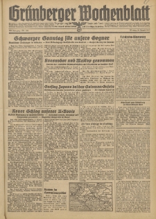 Grünberger Wochenblatt: Tageszeitung für Stadt und Land, No. 185. (10. August 1942)