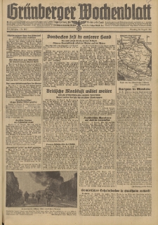 Grünberger Wochenblatt: Tageszeitung für Stadt und Land, No. 192. (18. August 1942)