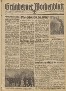 Grünberger Wochenblatt: Tageszeitung für Stadt und Land, No. 196. (22./23. August 1942)