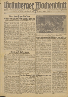 Gr&uuml;nberger Wochenblatt: Zeitung f&uuml;r Stadt und Land, No. 62. (14. M&auml;rz 1944)