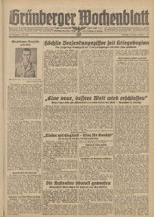 Grünberger Wochenblatt: Tageszeitung für Stadt und Land, No. 231. (2. Oktober 1942)