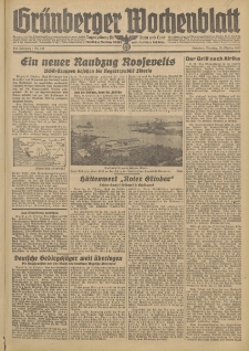 Gr&uuml;nberger Wochenblatt: Tageszeitung f&uuml;r Stadt und Land, No. 246. (20. Oktober 1942)