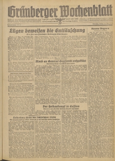 Gr&uuml;nberger Wochenblatt: Zeitung f&uuml;r Stadt und Land, No. 71. (24. M&auml;rz 1944)