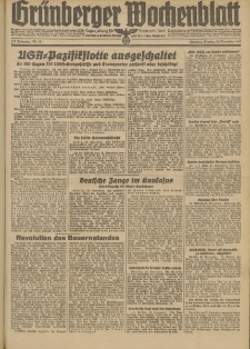 Grünberger Wochenblatt: Tageszeitung für Stadt und Land, No. 281. (30. November 1942)