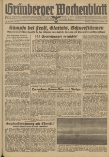 Grünberger Wochenblatt: Tageszeitung für Stadt und Land, No. 282. (1. Dezember 1942)