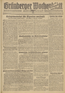 Gr&uuml;nberger Wochenblatt: Tageszeitung f&uuml;r Stadt und Land, No. 290. (10. Dezember 1942)