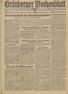 Gr&uuml;nberger Wochenblatt: Tageszeitung f&uuml;r Stadt und Land, No. 301. (23. Dezember 1942)