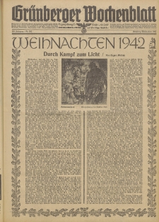 Grünberger Wochenblatt: Tageszeitung für Stadt und Land, No. 302. (Weihnachten 1942)