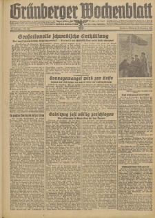 Gr&uuml;nberger Wochenblatt: Tageszeitung f&uuml;r Stadt und Land, No. 305. (30. Dezember1942)
